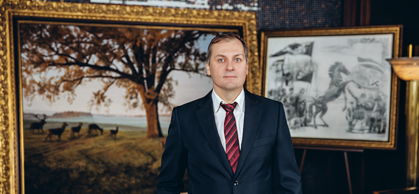 A shareholder of Baltic International Bank, The Head of the Treasury Department 